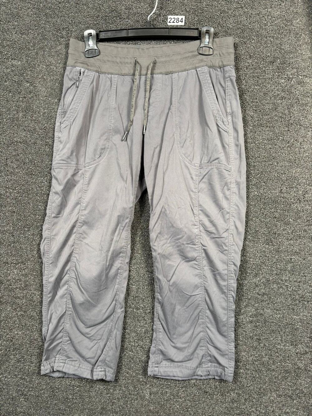 The North Face Aphrodite Hiking Capri Pants Women’s Size M Olive Green Mid Rise